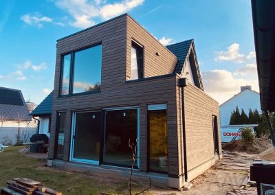 Holzanbau in Viersen vom Architekt geplant und gebaut - Ansicht Straße