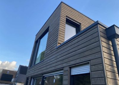 Holzanbau in Viersen vom Architekt geplant und gebaut - Ansicht Straße