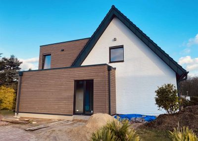 Holzanbau in Viersen vom Architekt geplant und gebaut - Ansicht Straße